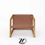 مبل راحتی چوبی دلاریس