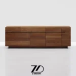 میز تلویزیون چوبی تتیس