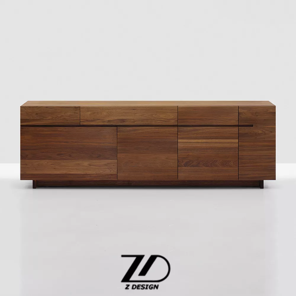 میز تلویزیون چوبی تتیس