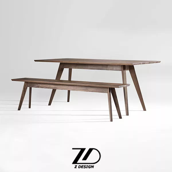 میز ناهارخوری نیمکتی یاریس