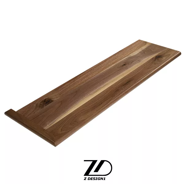 کف پله چوب گردو