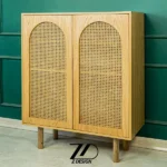 کنسول چوبی حصیری ارشام