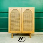 کنسول چوبی حصیری ارشام