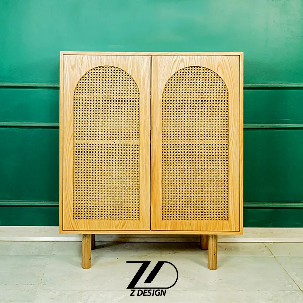 کنسول چوبی حصیری ارشام