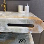 روشویی سنگی مرمر مینیمال - Image 6