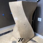 روشویی سنگی تک پایه مرمریت - Image 2