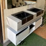 روشویی عمومی یکپارچه سرامیکی - Image 4