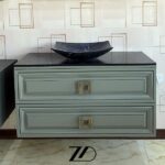 روشویی 2کشو رویه سرامیک کابینت pvc