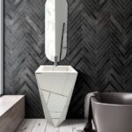 روشویی سرامیکی ایستاده