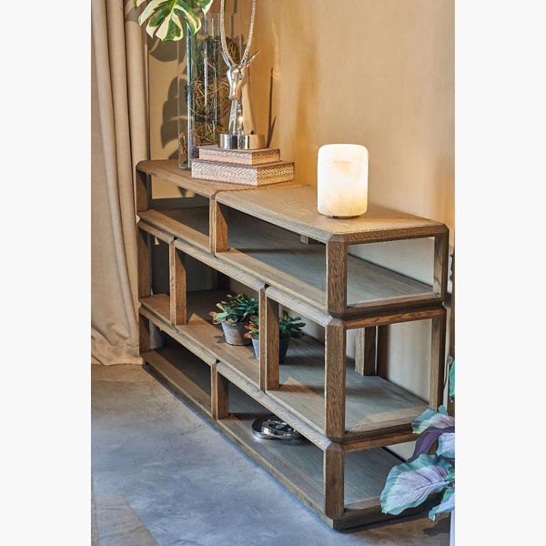 ویترین و قفسه چوبی مدرن