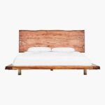 تخت چوبی روستیک دونفره