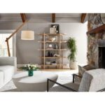 کتابخانه و قفسه چوبی مینیمال - Image 2