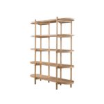 کتابخانه و قفسه چوبی مینیمال - Image 3