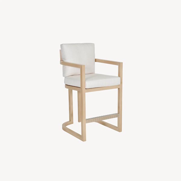 صندلی کانتر چوبی مینیمال