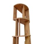 قفسه و کتابخانه چوبی گرد - Image 5