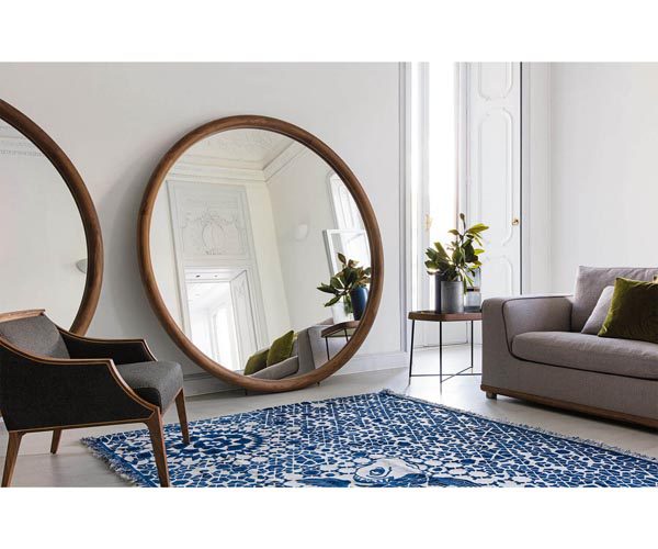 آینه چوبی دیواری