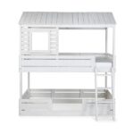 تخت‌ خواب نوجوان دو طبقه چوبی - Image 13