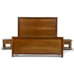 تخت خواب چوبی شیوا