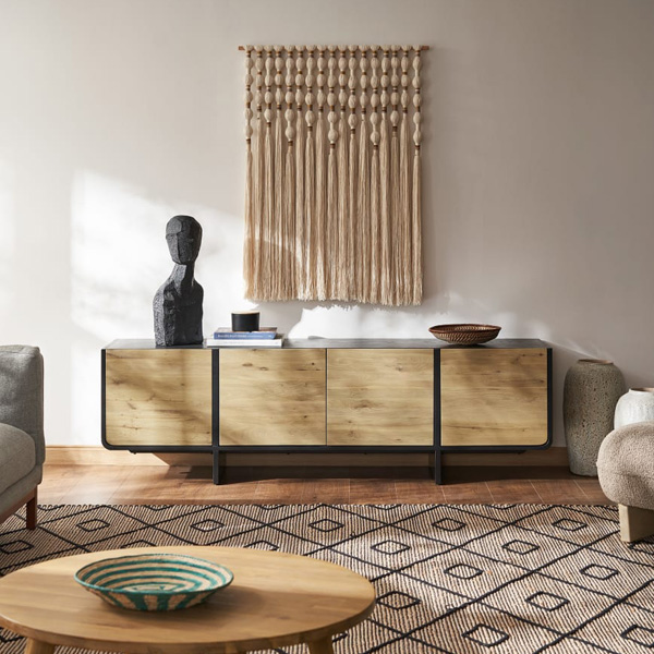 میز تلویزیون چوب گردو آدیسا