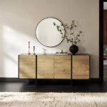 میز کنسول چوب گردو ادیسا