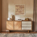 میز کنسول چوبی کایزن