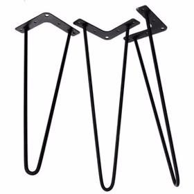 پایه میز فلزی سنجاقی دو شاخ
