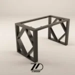 پایه میز فلزی لوزی