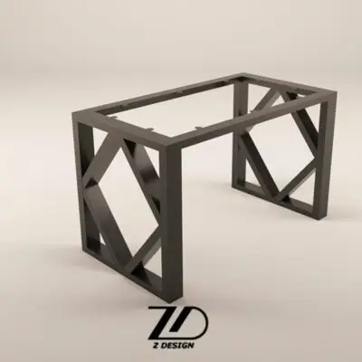 پایه میز فلزی لوزی