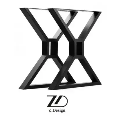 پایه میز فلزی پاپیونی