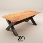 پایه میز فلزی کراس