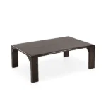 نمای ظاهری میز ژاپنی چوبی هینا