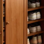 جاکفشی چوبی مینیمال 4 درب - Image 4