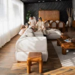 نمونه ست مبل ال چوبی اینفینیتی