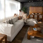 نمونه مبل ال چوبی اینفینیتی