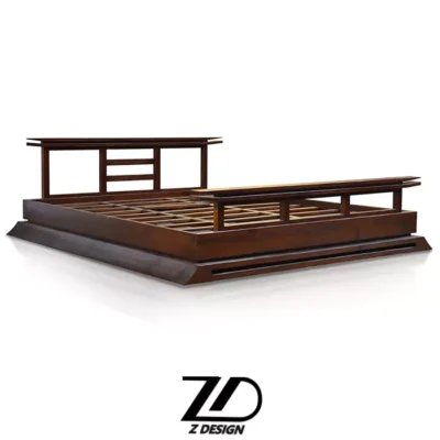 تخت خواب چوبی دونفره آنی