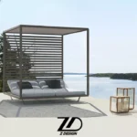 تخت کنار استخری مدل الیکا