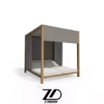 تخت کنار استخری مدل ایلیا