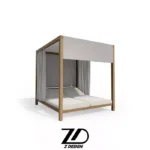 تخت کنار استخری مدل ایلیا