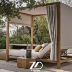 تخت کنار استخری مدل ایلیا