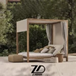 تخت کنار استخری مدل ایلیا