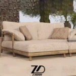 تخت کنار استخری مدل ژینوس