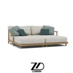 تخت کنار استخری مدل ژینوس