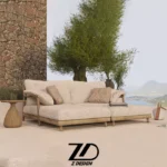 تخت کنار استخری مدل ژینوس