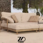 تخت کنار استخری مدل ژینوس