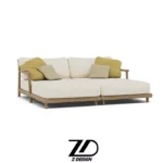 تخت کنار استخری مدل ژینوس