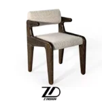 صندلی ناهارخوری چوبی رادین