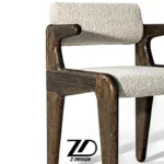 صندلی ناهارخوری چوبی رادین