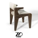 صندلی ناهارخوری چوبی رادین