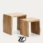 میز عسلی چوبی آیروس