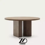 میز چوبی چهارنفره گیرشا